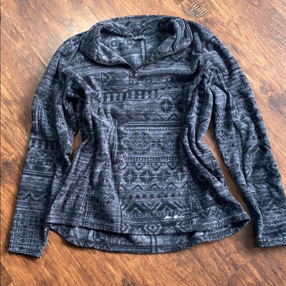 Eddie Bauer Tops - Eddie Bauer Aztec 1/4 Zip fleece